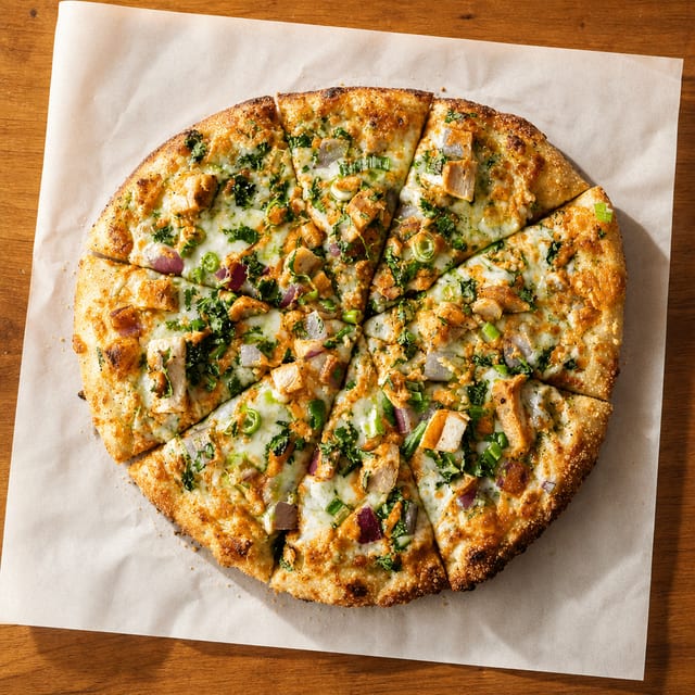 Tandoori Pizza.